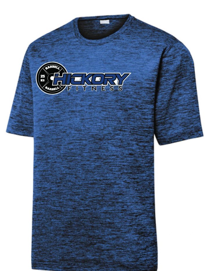 Hickory Fitness Electric Heather Performance Tee