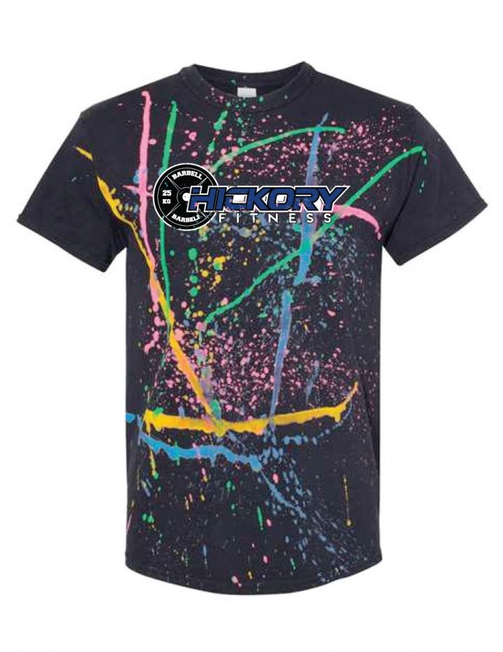 Hickory Fitness Splatter Tie Dye Tee